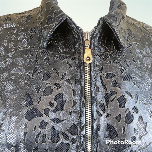 commo Tooloors Jackets & Blazers - Vintage Leather Brown Long-Sleeve  Jacket Size 6